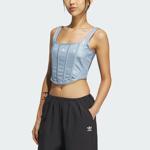 adidas originals Women's Corset Tank Top Blue IX1913