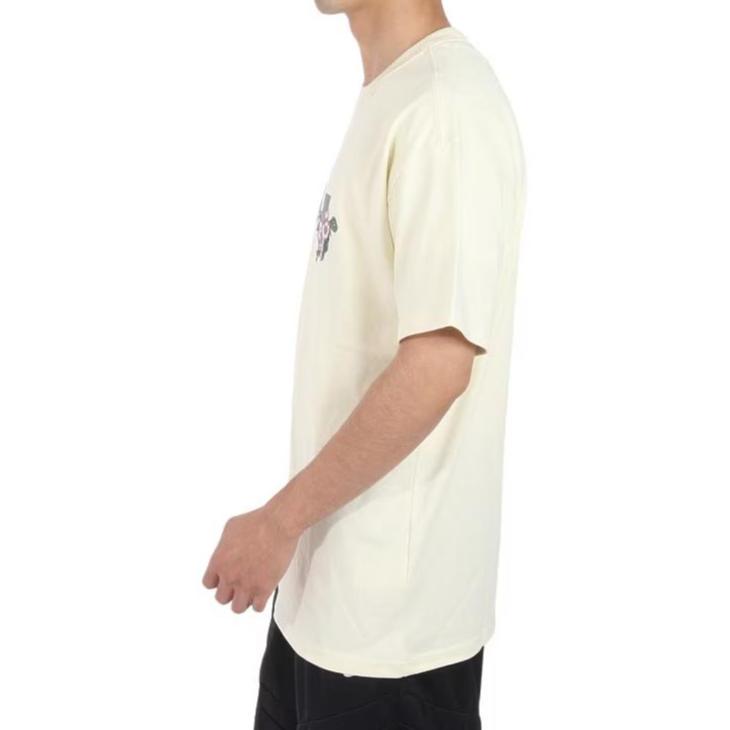 Nike Max90 LeBron Floral Logo Print Crew Neck T-Shirt Men Tops Coconut-Milk FZ8074113