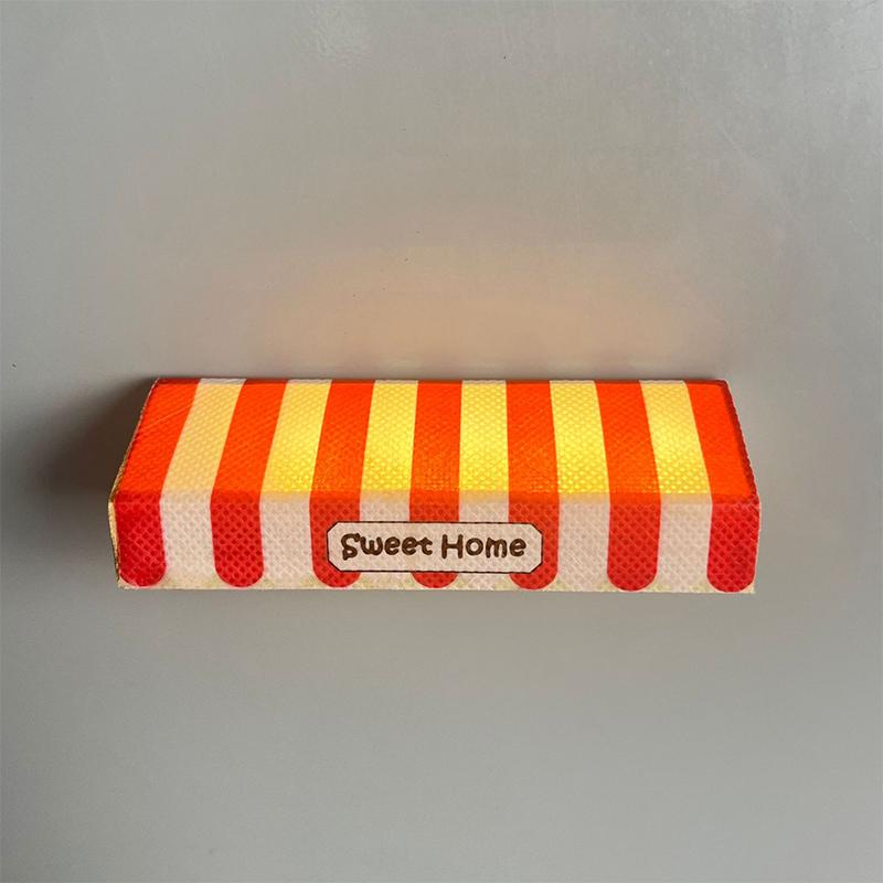 Magnetic Fridge Stickers Light Boxes With Strong Magnetic Japanese Fast Food Creative Simulation Miniature Home Atmosphere Light