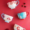 Retro Creative Large-capacity Mug Breakfast Mug Cereal Milk Mug Cute Girl Mug Ceramic Coffee Mug