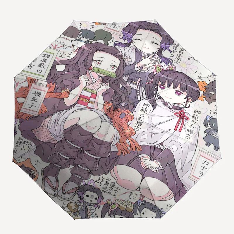 1pc Anime Characters Automatic Opening Folding Umbrella - 8 Bone Iron Frame, Suitable for Fans, Travel, Daily Use, Gift for Festivals.U081
