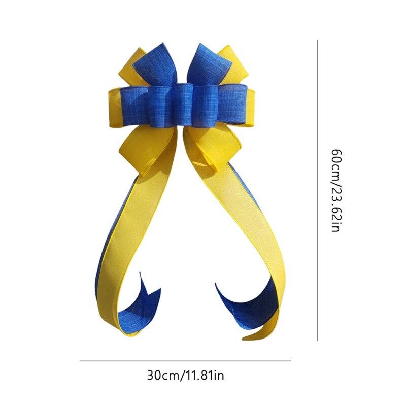 

30*60см Український прапор Жовто-блакитний бант