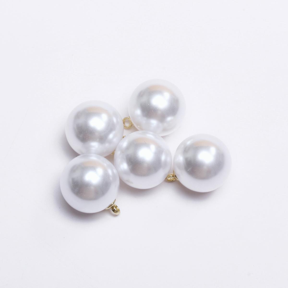 

Товары для дома, вечеринки, россыпью, модные украшения своими руками, серьги, аксессуары, белый жемчуг, 5/10 шт., искусственный жемчуг, 4-16 мм, жемчужное ожерелье, кулон 16mm/5pcs золотой