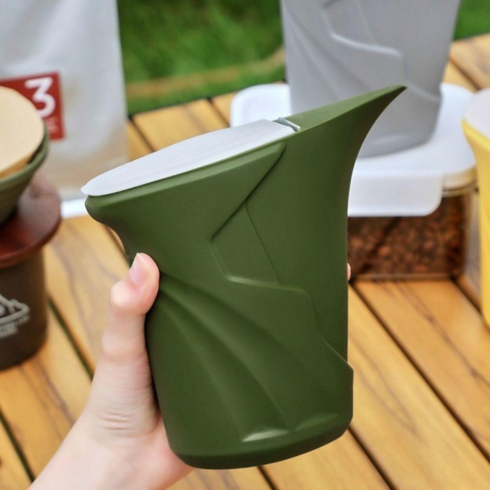 Silicone Dripping Coffee Pot Pointed Tip Design Coffee Making Pot  Travel