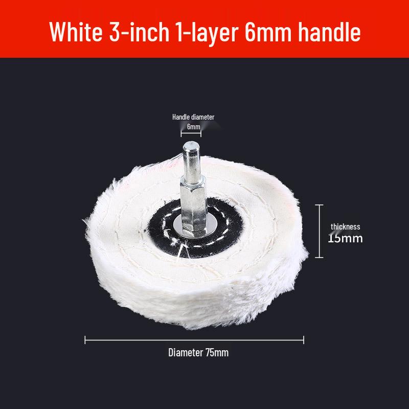 Thickened Polished Cloth Polishing Head for Metal and Acrylic, Tool Artifact