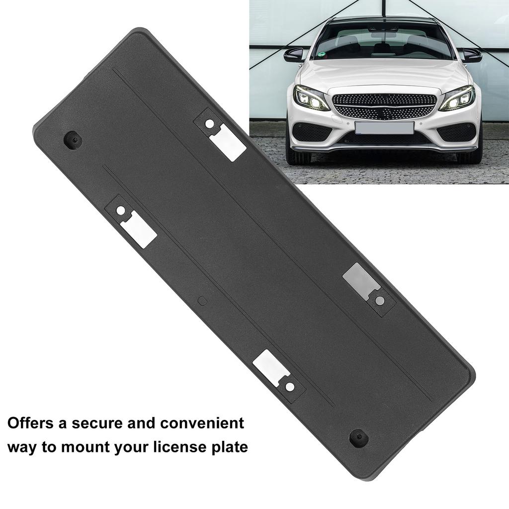Front License Plate Holder Front License Plate Holder  Fit 2058804900 Replacement for  C‑Class W205 2015 to 2018