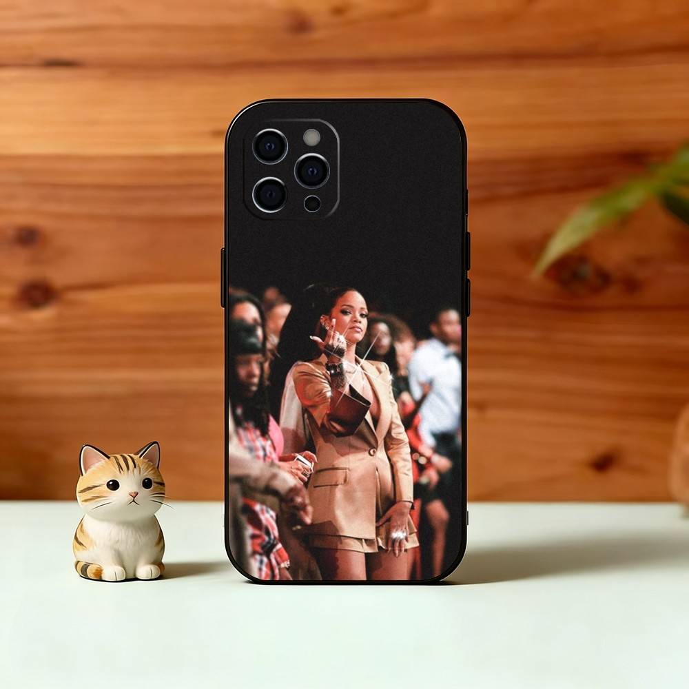 R-Ri L-Loud Phone Case For iPhone 17, 16,15,14,13,12,11 Plus,Pro Max, Others Soft Black Cover