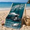 Asciugamano da Spiaggia Philadelphia Eagles, Asciugatura Rapida, Facile da Curare, Adatto Sia per il Fitness che per le Vacanze al Mare, Essenziale per lo Sport