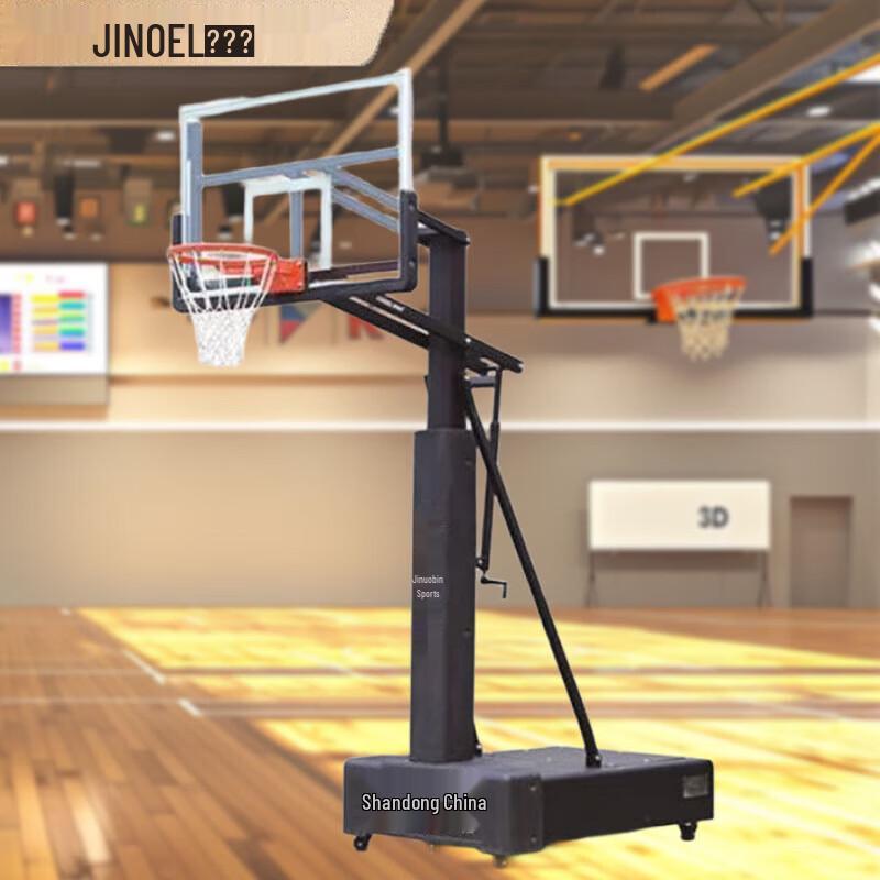 Jinuoer Adjustable Manual Basketball Hoop System