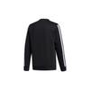 Adidas Decorate Cr Basketball Casual Sport Stripe Crew Neck Long Sleeve Sweatshirt Men Tops Black GU0507