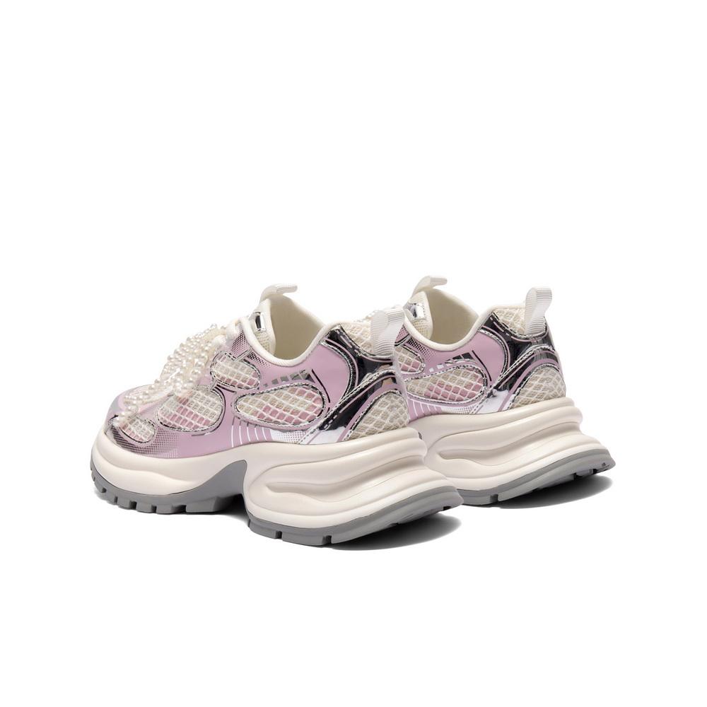 Belle Fashion Color Contrasting Dad Shoes Women 2025 Summer New Comfortable Breathable Mesh Casual Shoes