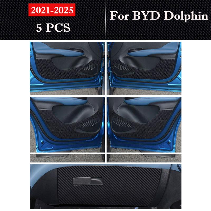 For BYD Dolphin 2026 - 2026 Car Door Anti Kick Pad Glove Box Protection Stickers Scratch Resistant Film Interior Accessories