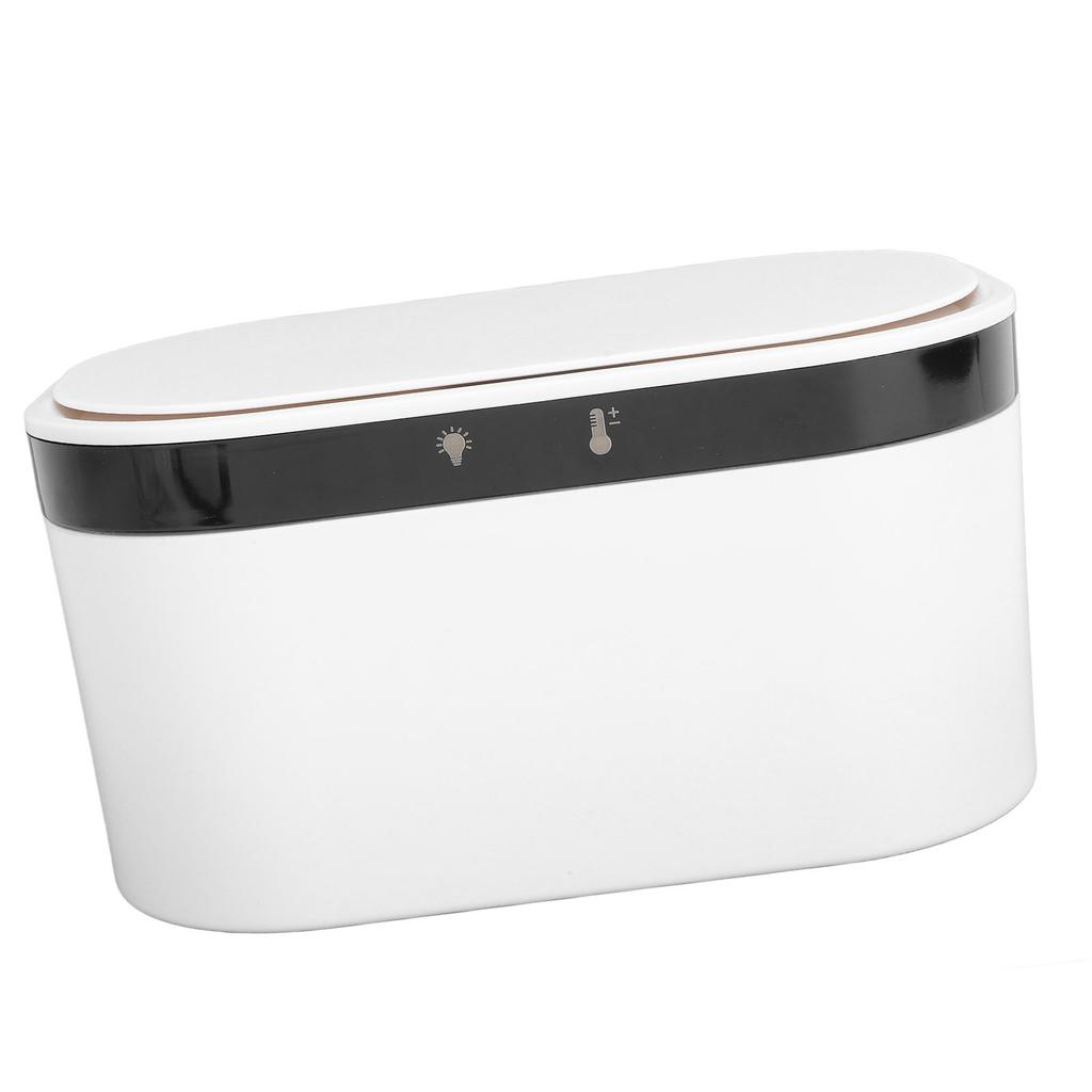 Baby Wipe Warmer Constant Temperature USB Powered Wet Wipes Heater Dispenser with Night Light White