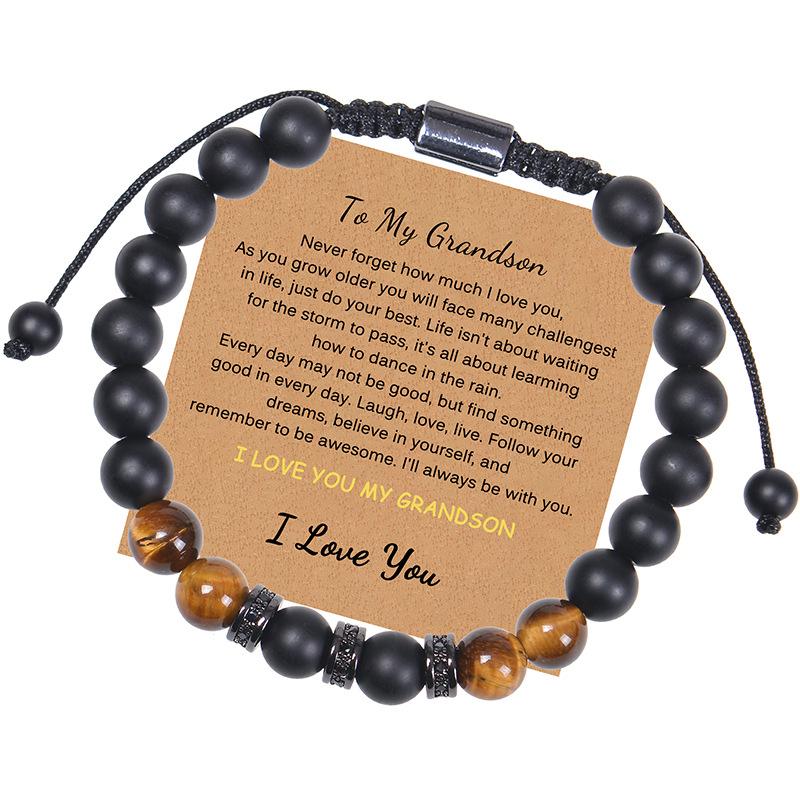 

JYL TS Bracelet Tai Chi Couple Style Spiritual Promotes Balance & Harmony To My Grandson легкий средний орхидеи