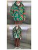 National Style Unisex Northeast Floral Winter Coat - Trendy, Thick, and Loose Fit