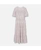 THURSDAY ISLAND Flower Pintuck Dress_T254Mop217W