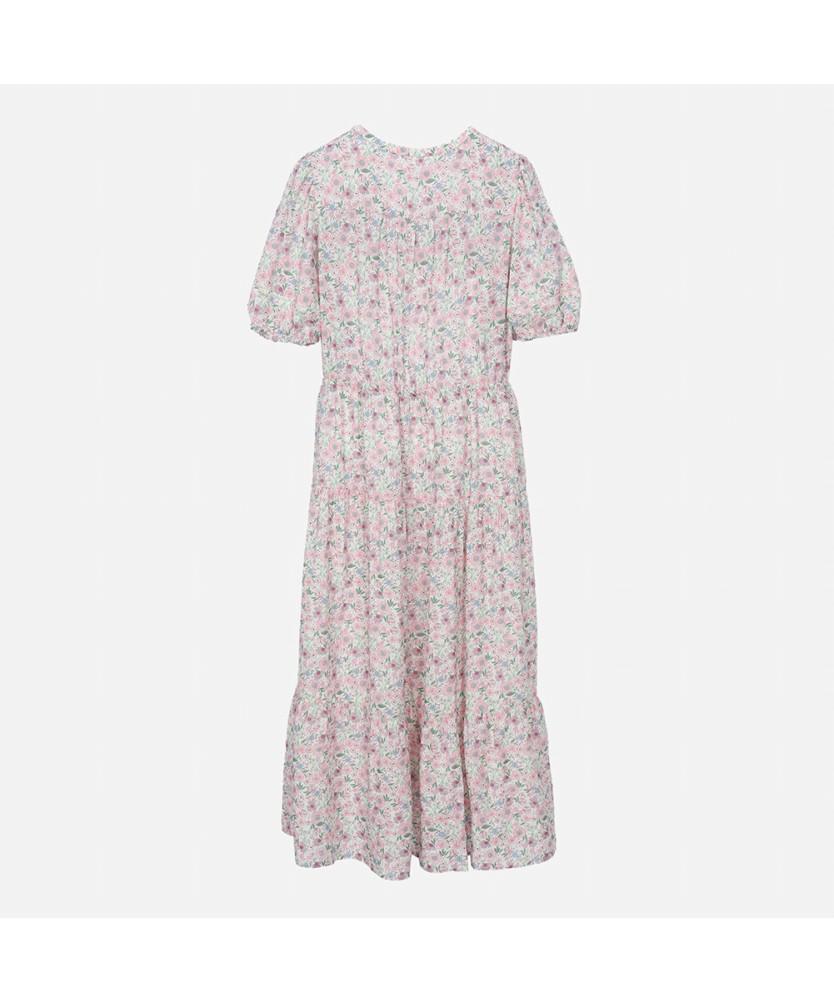 THURSDAY ISLAND Flower Pintuck Dress_T254Mop217W
