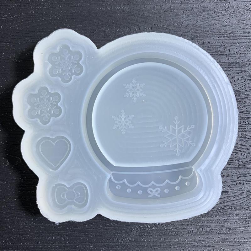 Crystal  Shape Shaker Silicone Moulds Resin Shaker Molds Resin Casting Mould Silicone Material for  Pendant Craft