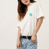 MLB Drop Shoulder Sleeve T Shirt Unisex White 3ATSEC323-50CRS