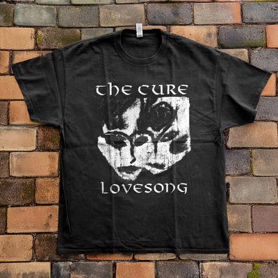 NEU The Cure Lovesong 90er Jahre T-Shirt Schweres Schwarzes Baumwoll-T-Shirt Größe S bis 5XL Unisex T-Shirt
