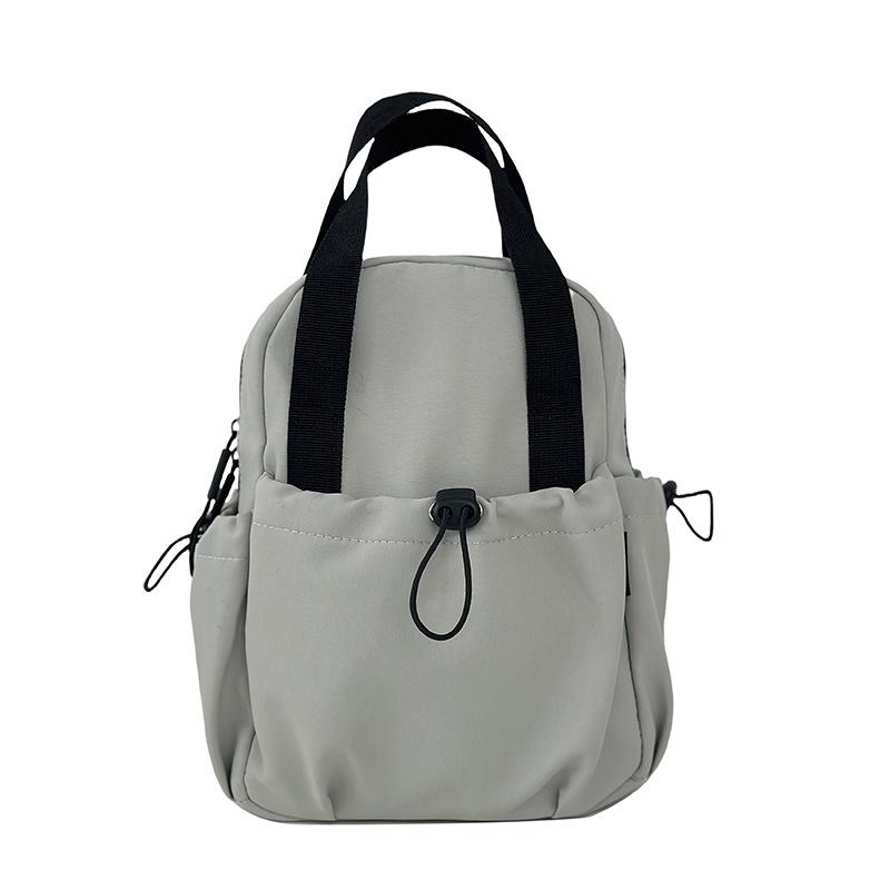 Backpack Women's 2025 New Simple Solid Color Mountain Functional Small Shoulder Bag Outdoor Travel Lightweight Small Backpack for Men