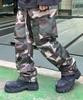Keullako Cotton Parachute Pocket String Pants (Camo)