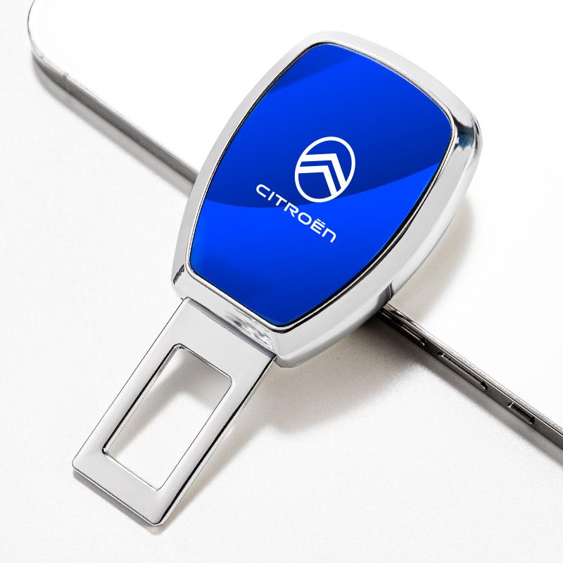 Car Interior Seat belt Clip Metal Extenders Car Accessories For Citroen C5X e-C4 X C4 C3 C5 Berlingo C-Elysee C-Crosser C1 C6 C2