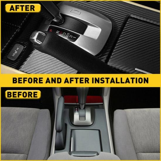 Carbon Fiber Style Decor Interior Kit Cover Trim 29PC For Honda Accord 2008-2012