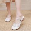 Chinese National Style Bag Head Half Slippers Women's Summer Wear 2025 New Lazy One-pedal Breathable Mesh Cool Slippers