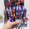 Random 6 Pcs Anime Gel Pen Cartoon Ballpoint Pen Cute Stationary Supplies Back To School Birthday Gift