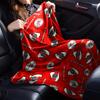 River Plate Club Badge All‑Over Print Flannel Blanket Soccer Fan Throw Blanket Soft Cozy Home Sofa Bed Decor for Football Supporters