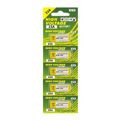 Pack of 5pcs 23A 12V Alkaline Batteries with Stable Performances Replacement High Energy Density Zinc Manganese Battery