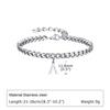 Fashion 26-Letter Frosted Chain Anklet – Trendy, Simple Jewelry Gift