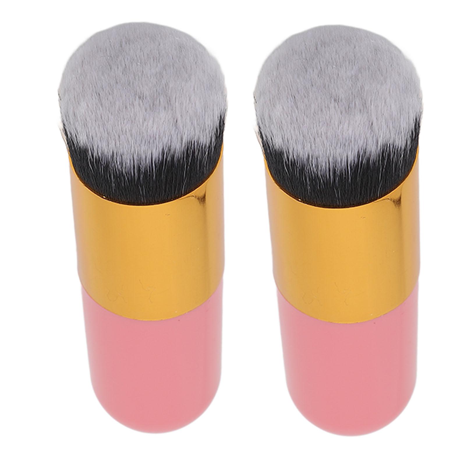 

Foundation Brush Lightweight Portable Dense Synthetic Soft Bristles Cosmetic Brush for Liquid Cream Powder Blending