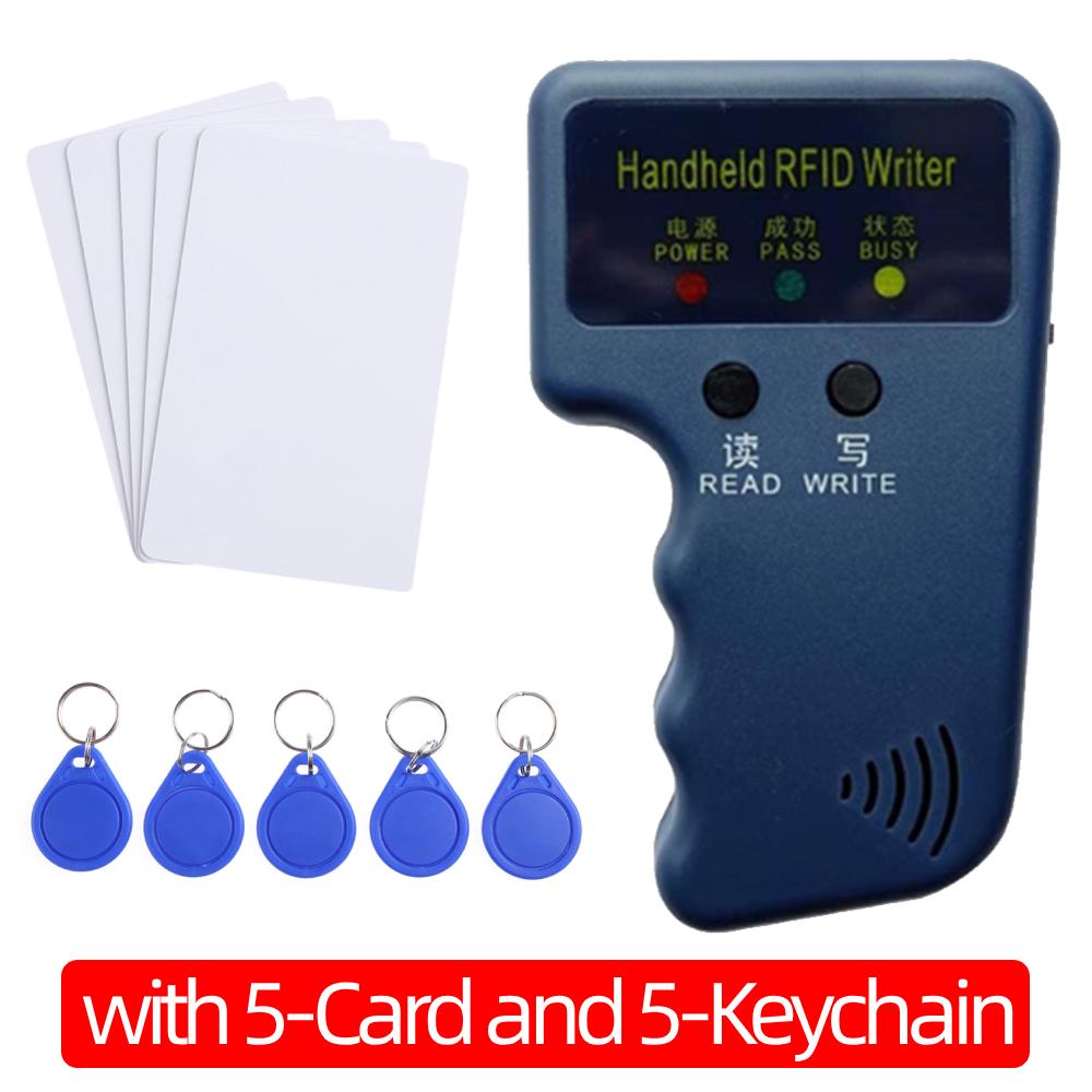 Handheld 125KHz RFID Copier ID Reader Writer Access Control Card Duplicator Cloner Encryption Card Writer Smart Key Copier