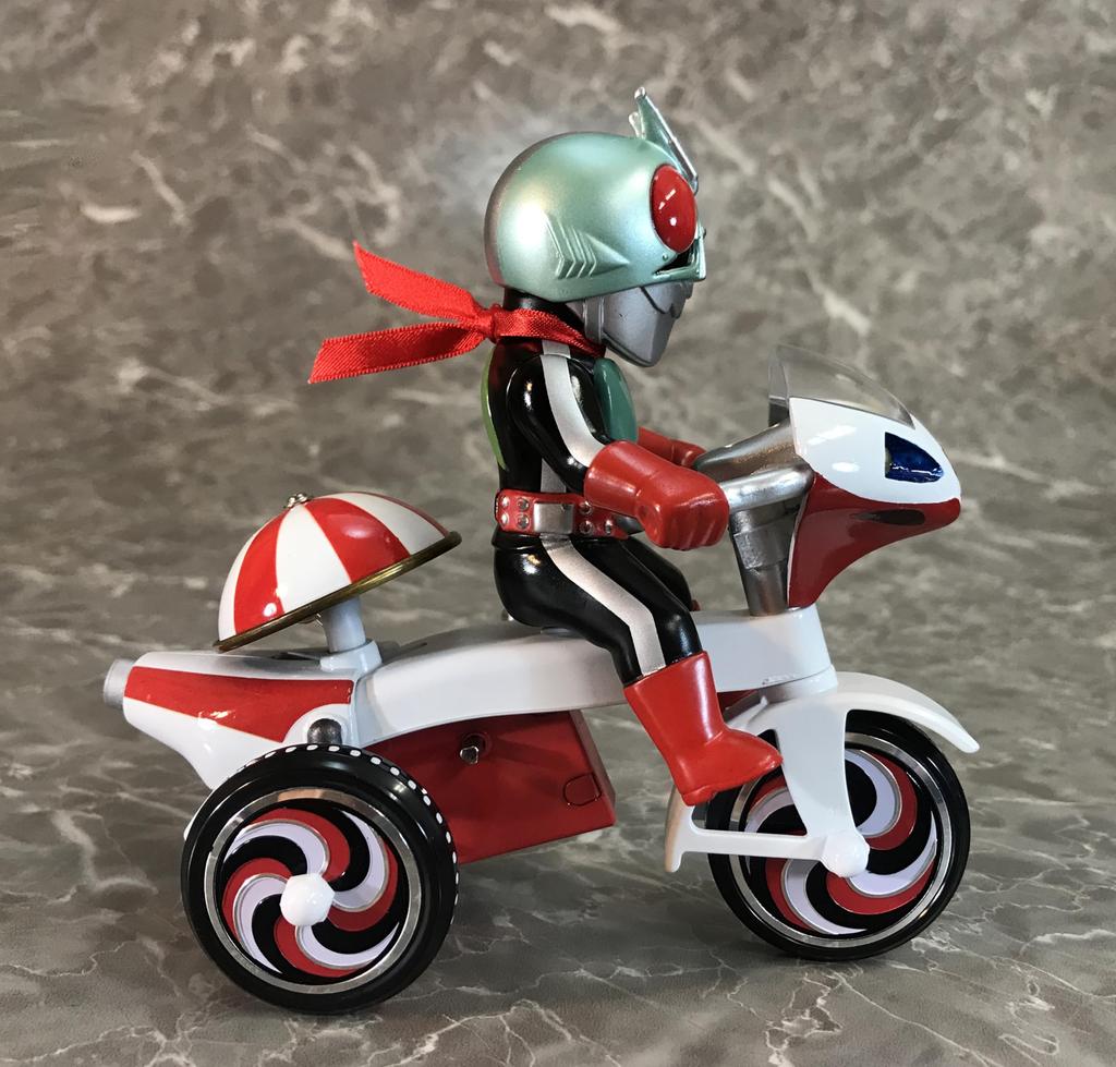 Art Storm EX Tricycle Kamen Rider New No. 2 B Type Wind-up Tricycle Figure