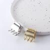 Temperament All-match Female Girls Zinc Zinc Alloy Grasping Clip Metal Hair Claw Hair Clip Hair Accessories