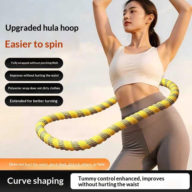 Fitness obruč Měkká obruč Neškodí Tělo Hubnutí Břicho Štíhlý Kruh Pas Tréninkové vybavení Ženy Domácnost