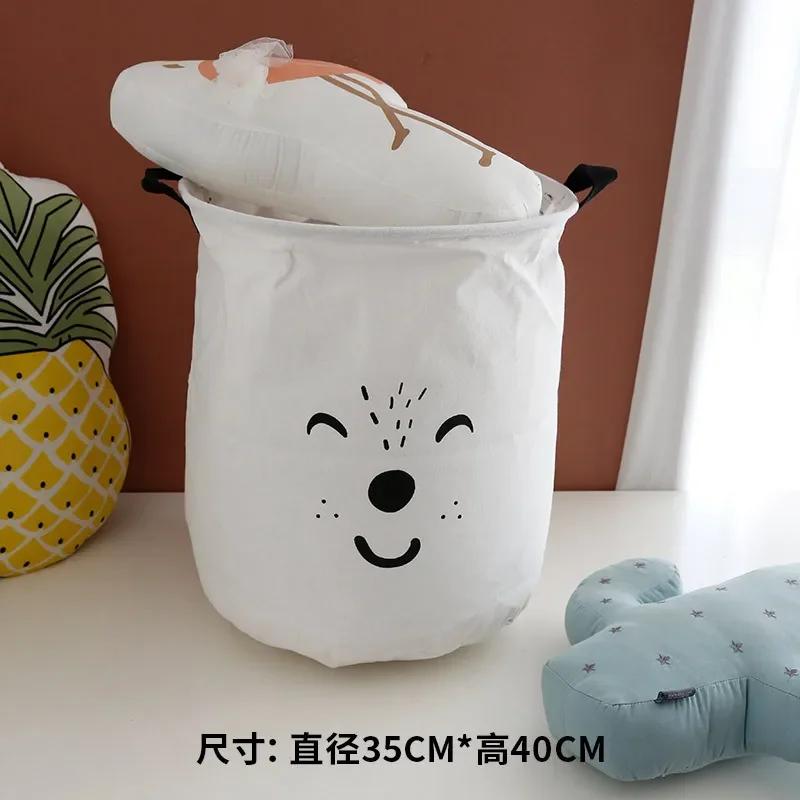 Foldable Laundry Storage Basket Clothes Storage Bag Dirty Laundry Basket Kids Toys Organizer Household Sundries Storage Canasta