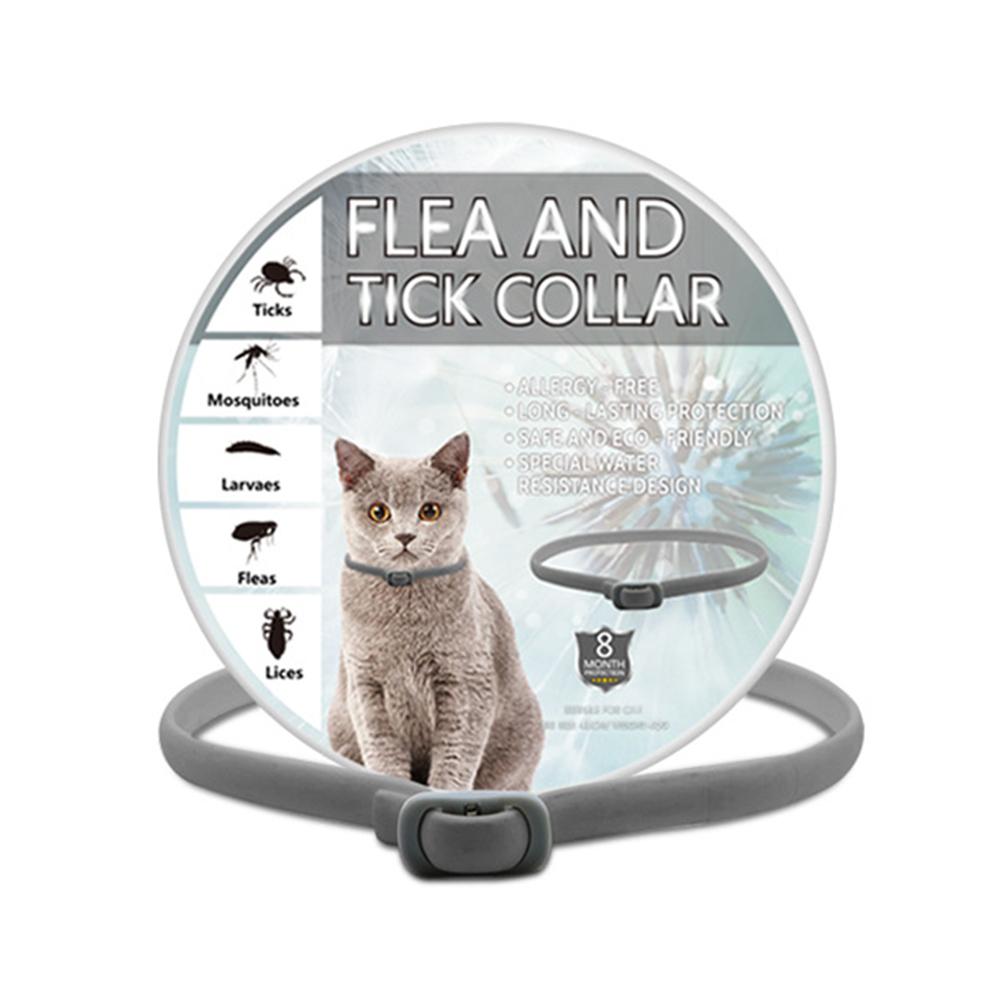 

Ошейник от блох и клещей, регулируемый ошейник для домашних животных, против блох и клещей, натуральный ошейник для профилактики блох и клещей для собак, кошек