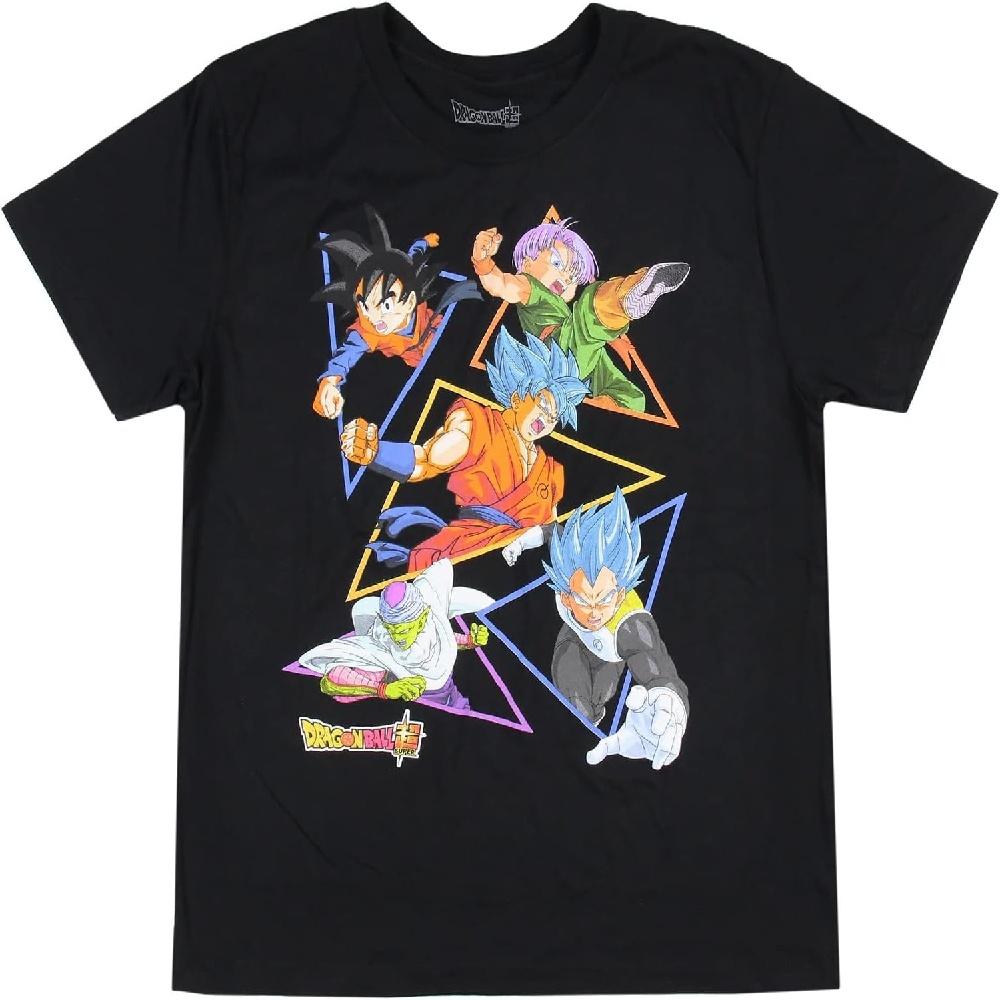 Dragon Ball Super Boys  Goku Vegeta Goten Trunks Character Youth T-Shirt (XXS) Multicolored S чёрный
