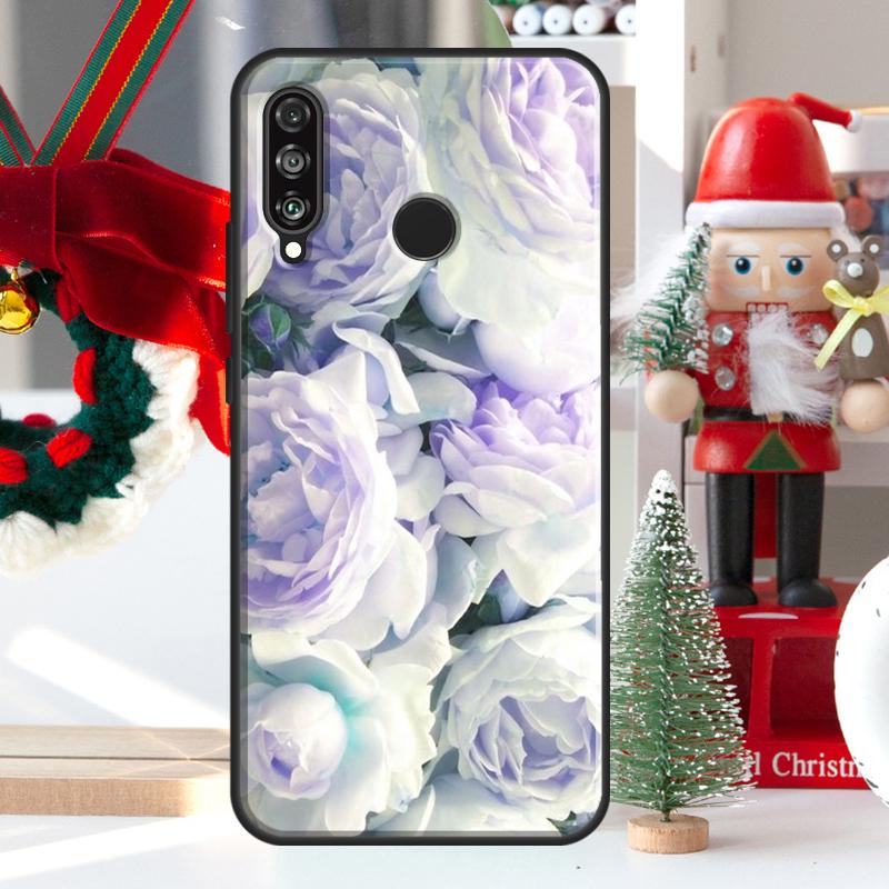 Lavender Peonies Flower For Huawei Nova 5T 9 10 SE 7i 8i 11i 12i Y73 Y72 Y61 Y91 Y60 Y70 Y90 P20 P40 P30 Lite Case