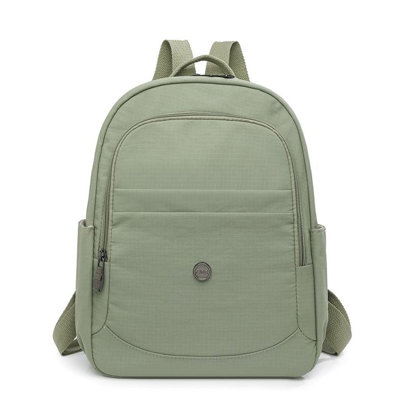 Damen Mehrschichtiger Kurzer Reise Kleiner Rucksack Nylon Wasserdicht Leichter Schulrucksack