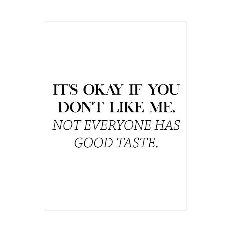 Minimalism English Sentences Inspirational Words Poster Canvas Print Painting Wall Art Picture Living Room Office Decor