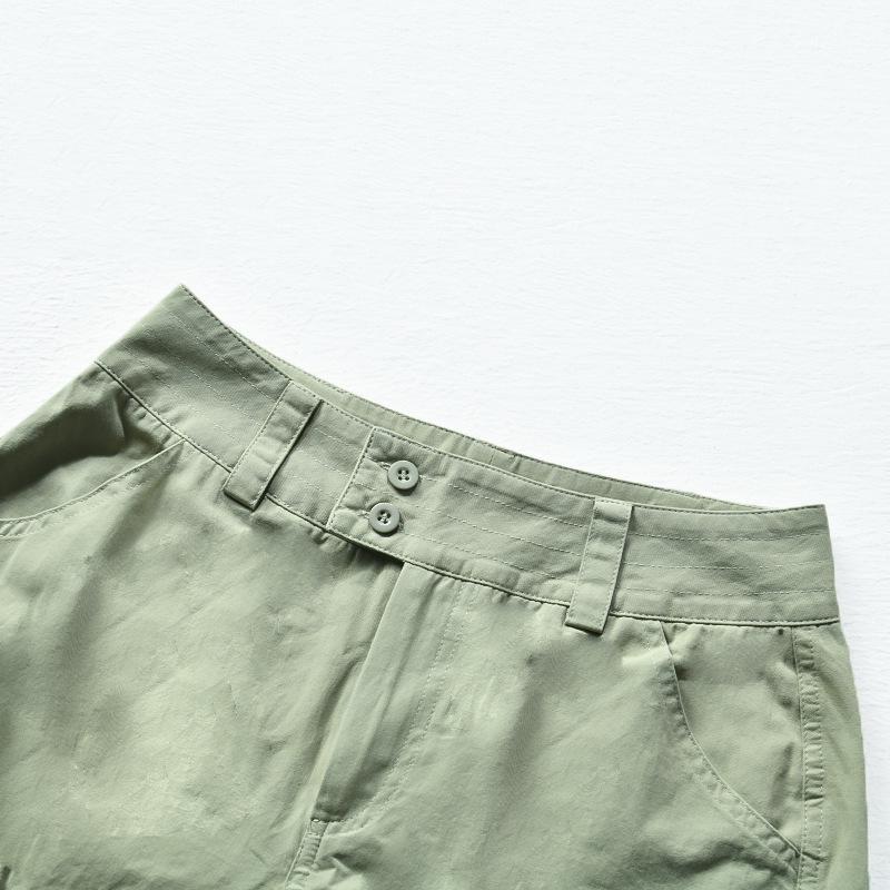 Retro French Wide-Leg Women's Cargo Pants with Multi-Pocket Design - European & American Style, Casual and Loose Fit