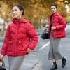 Winter Warm Fleece Coat for Middle-Aged Moms, Thick Cotton Jacket for Women, Fashion Overcoat for Senior Ladies