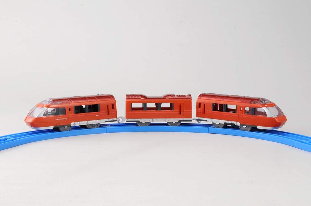 Takara Tomy Odakyu Romancecar GSE70000 Train Ages 3 and Meets Toy Safety ST Mark "Plarail S-52 Series" Toy, Up, Standards, Certified.