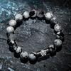 Rastaclat Little Lion Xuan Ye Series Ink Painting Xuan Beads Alloy Little Lion National Style Bracelet Chain Men and Hyun boys model RC1TBB00281 F