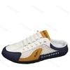 Fashion Men's Half Slippers Fashion Soft-soled Summer Men Trendy Bottom Casual Shoes Soft Sole Support Shoes Sneakers Zapatos De Hombre