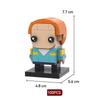 Brick Head Z Model Building Toy Desktop Creative Toy Ornament Building Blocks Set Educational Toy Boy'S Birthday Gift